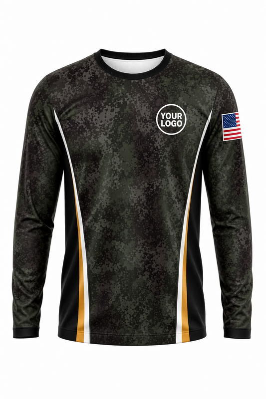 Camo Signature Crew #01 - custom company logo all-over-print uniform