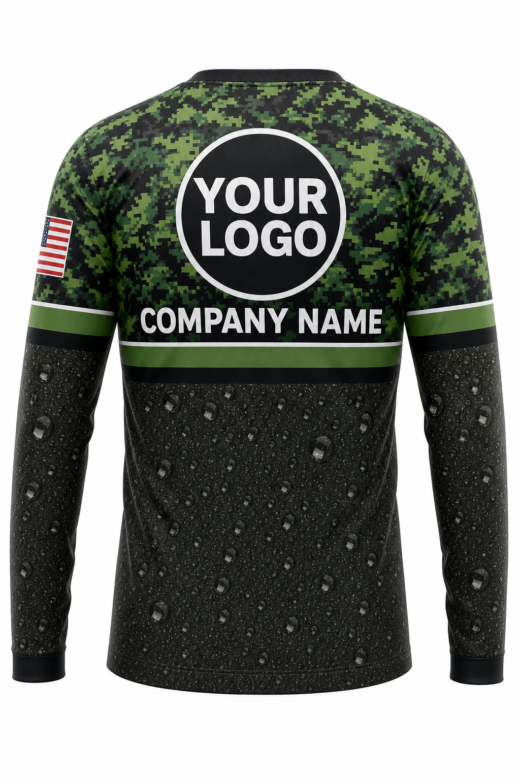 Camo Signature Crew #03 - custom company logo all-over-print uniform