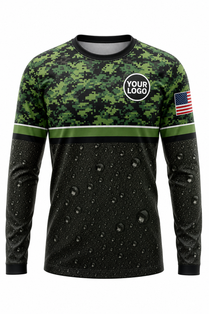 Camo Signature Crew #03 - custom company logo all-over-print uniform