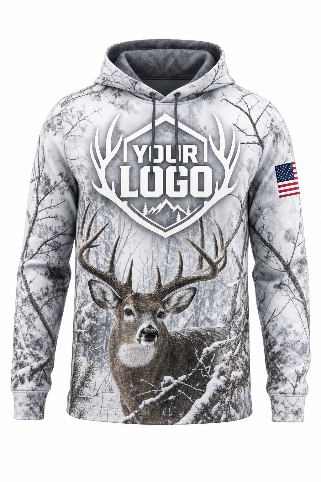 Snow Buck — Hunting-Guide Crew Uniform (Custom AOP)