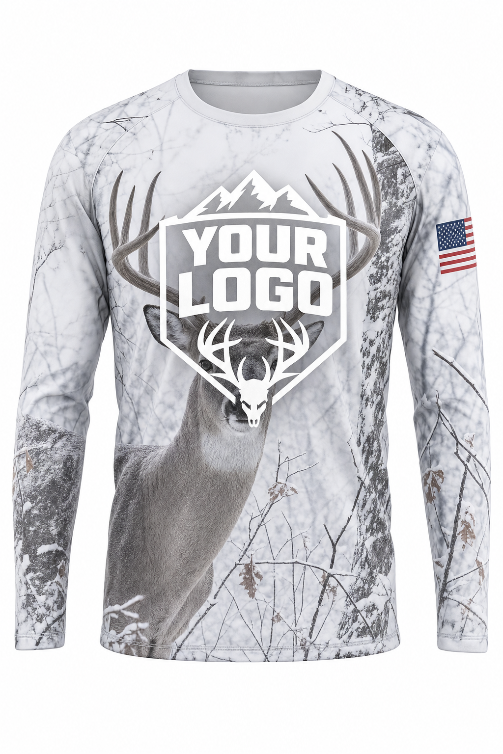 Snow Buck — Hunting-Guide Crew Uniform (Custom AOP)