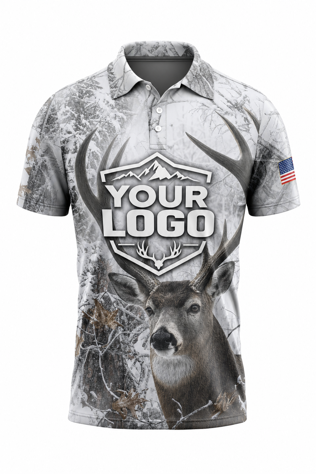 Snow Buck — Hunting-Guide Crew Uniform (Custom AOP)