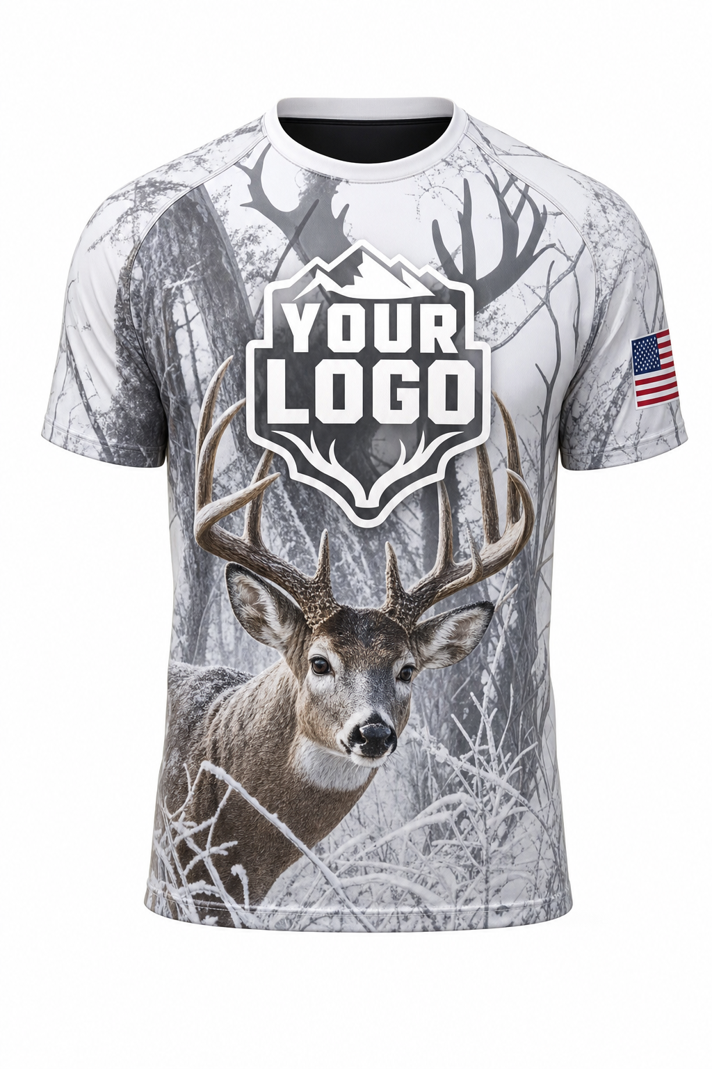 Snow Buck — Hunting-Guide Crew Uniform (Custom AOP)