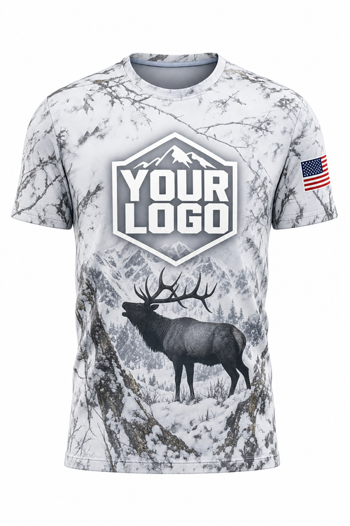Snow Elk — Hunting-Guide Crew Uniform (Custom AOP)
