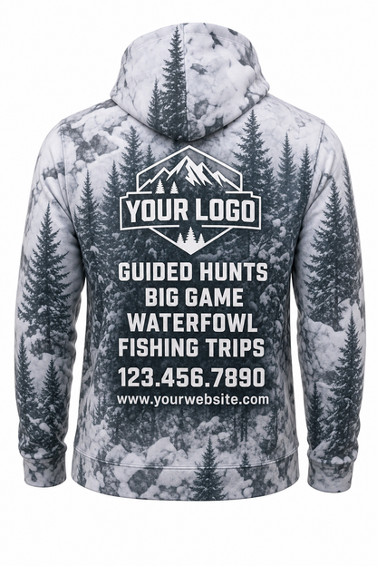 Snow Pine Forest — Hunting-Guide Crew Uniform (Custom AOP)