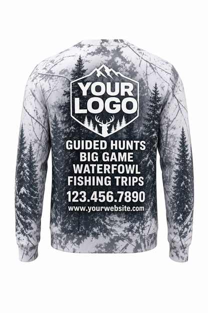 Snow Pine Forest — Hunting-Guide Crew Uniform (Custom AOP)