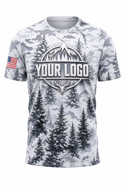 Snow Pine Forest — Hunting-Guide Crew Uniform (Custom AOP)