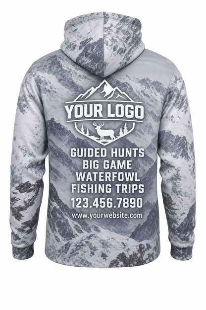 Snow Mountain Ridge — Hunting-Guide Crew Uniform (Custom AOP)