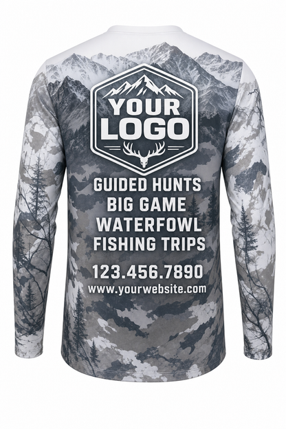 Snow Mountain Ridge — Hunting-Guide Crew Uniform (Custom AOP)