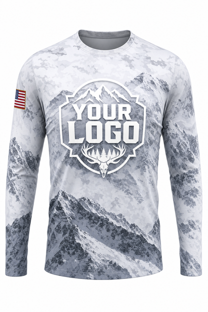 Snow Mountain Ridge — Hunting-Guide Crew Uniform (Custom AOP)