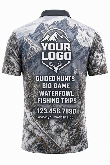 Snow Mountain Ridge — Hunting-Guide Crew Uniform (Custom AOP)