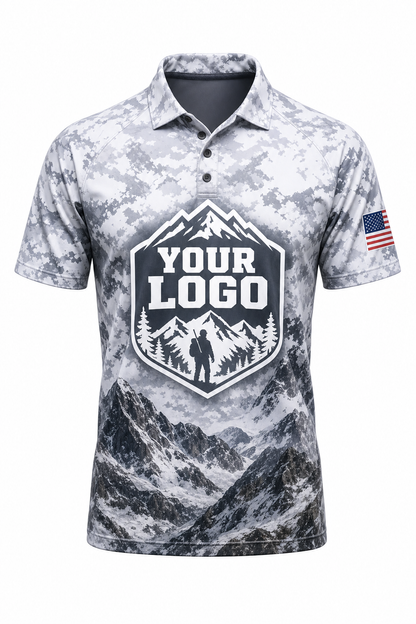 Snow Mountain Ridge — Hunting-Guide Crew Uniform (Custom AOP)