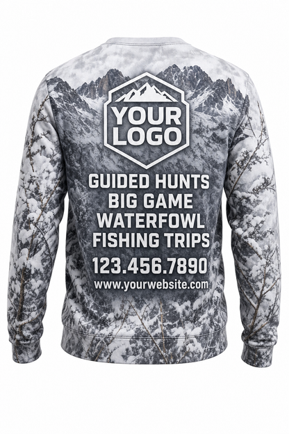 Snow Mountain Ridge — Hunting-Guide Crew Uniform (Custom AOP)