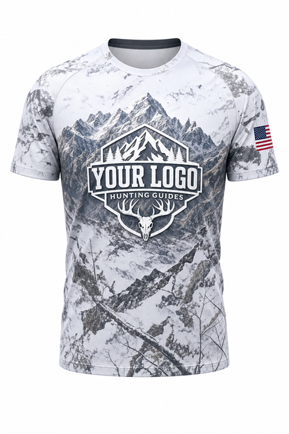 Snow Mountain Ridge — Hunting-Guide Crew Uniform (Custom AOP)