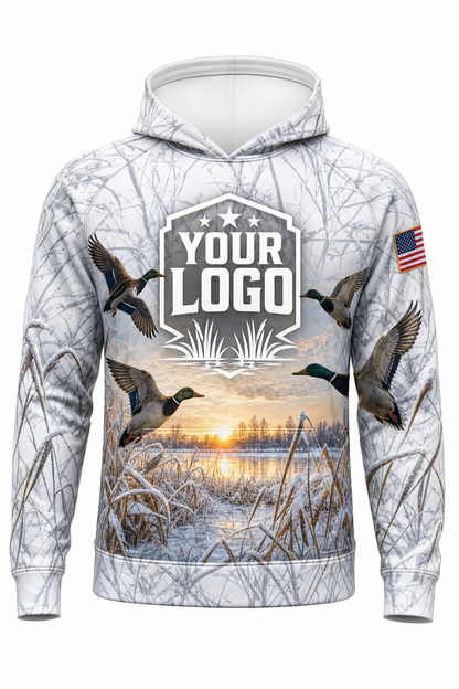 Snow Waterfowl — Hunting-Guide Crew Uniform (Custom AOP)