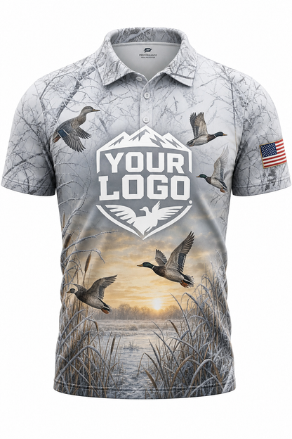 Snow Waterfowl — Hunting-Guide Crew Uniform (Custom AOP)