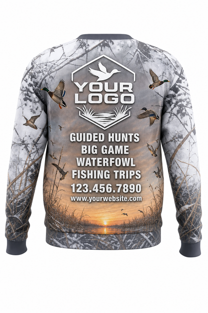 Snow Waterfowl — Hunting-Guide Crew Uniform (Custom AOP)
