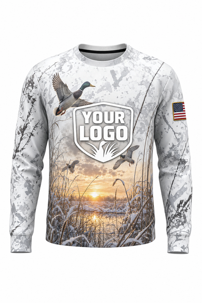 Snow Waterfowl — Hunting-Guide Crew Uniform (Custom AOP)