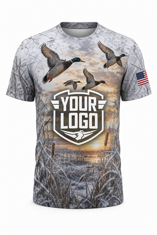 Snow Waterfowl — Hunting-Guide Crew Uniform (Custom AOP)