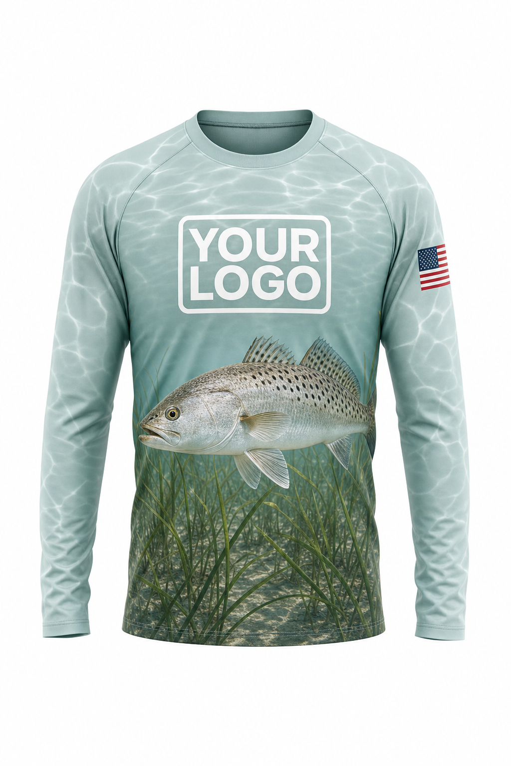 Speckled Trout Fishing Charter Crew Uniform - custom company logo all-over-print uniform