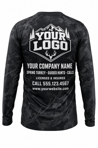 Turkey Euro Skull Hunting Guide Crew Uniform - custom company logo all-over-print uniform