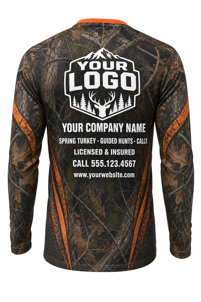 Turkey Thunder Chicken Hunting Guide Crew Uniform - custom company logo all-over-print uniform