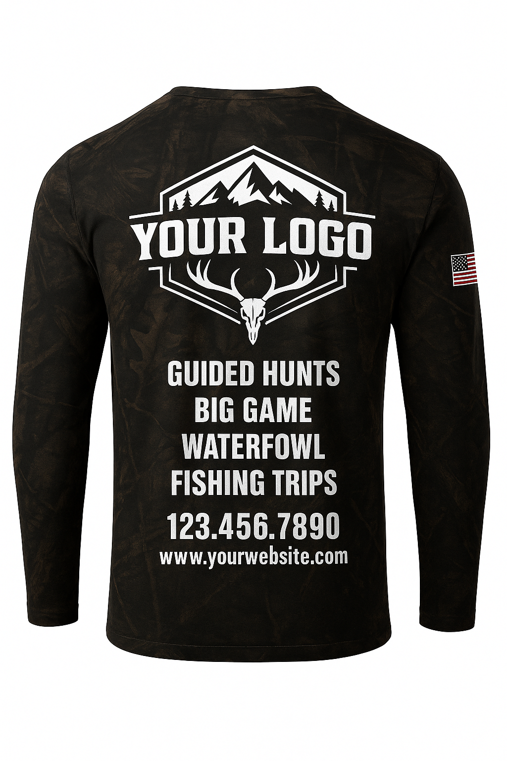 wild-boar-hog-hunting-shirt back