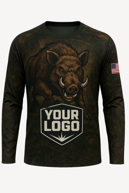 Wild Boar All-Over-Print Hog Hunting Shirt