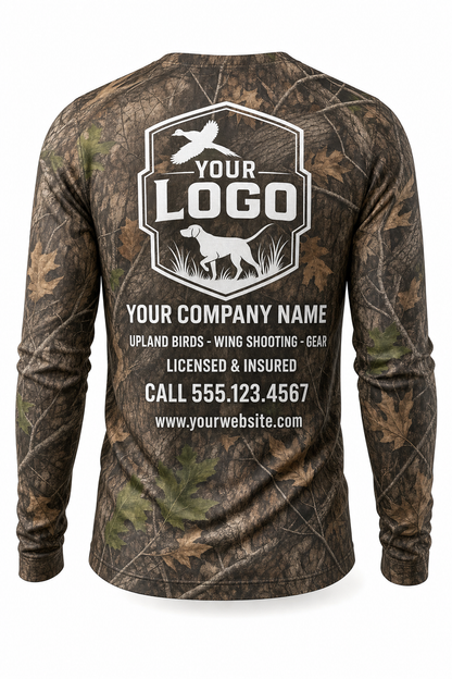 Wild Turkey Hunting Guide Crew Uniform - custom company logo all-over-print uniform